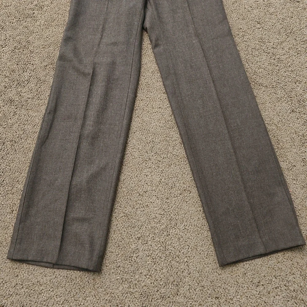 Vintage Angels Flight Tobias Kotzin Mens 32L Brown Dress Slacks Flat Front USA